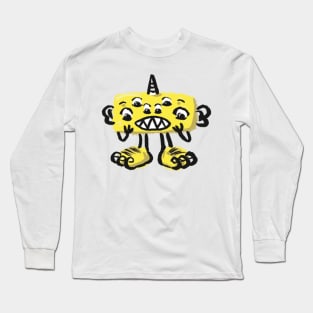 Little Big Foot Doodle Monster Long Sleeve T-Shirt